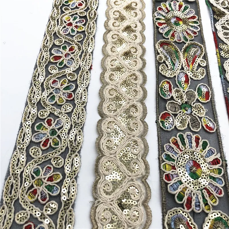 Кружевная лента с блестками для невесты размер 1 м | Дом и сад