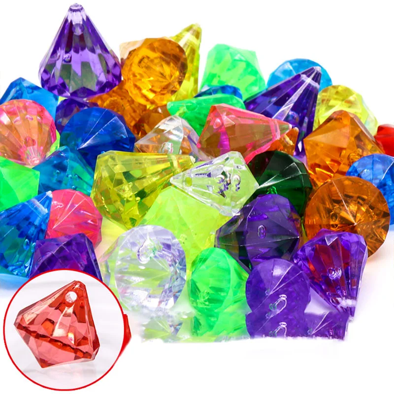 Горячие дети драгоценные камни игрушки Кристалл Алмаз сокровище пиратов Охота