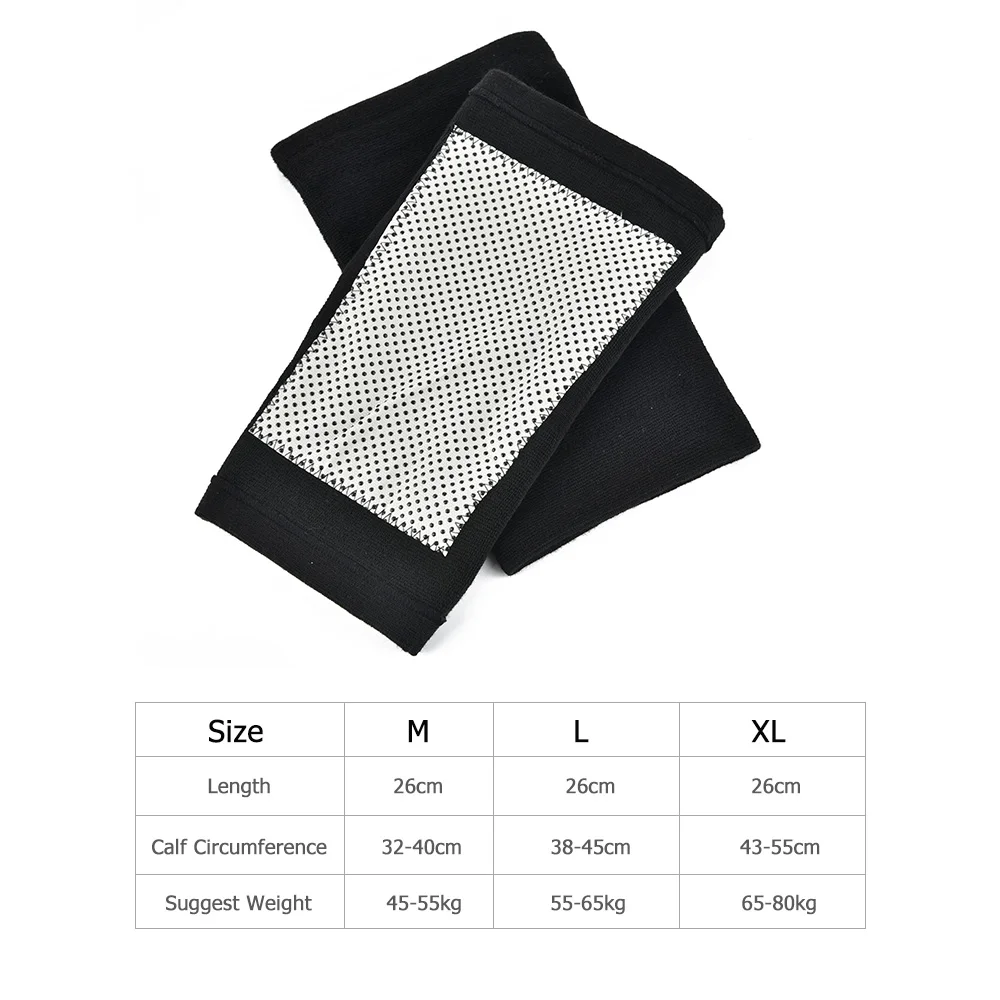 

Tourmaline Self Heating Knee Pads Magnetic Therapy Kneepad Arthritis Brace Support Outdoor Sports Warm knee protector 1 Pair