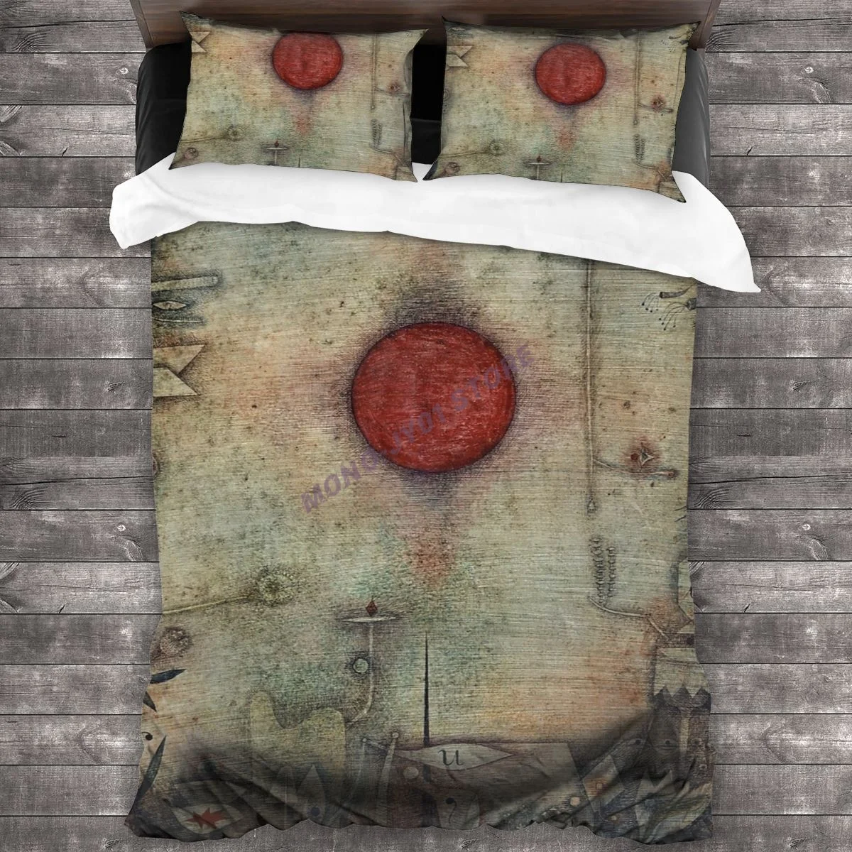 

Abstract Art Ad Marginem (1930) Painting By Paul Klee Bedding Set Duvet Cover Pillowcases Comforter Bedding Sets Bedclothes