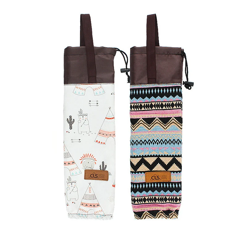 

Polyester Outdoor Disposable Paper Cup Storage Bag Portable Hanging Bag Waterproof Camping Cup Organizer Picnic Travel 42x11.5cm