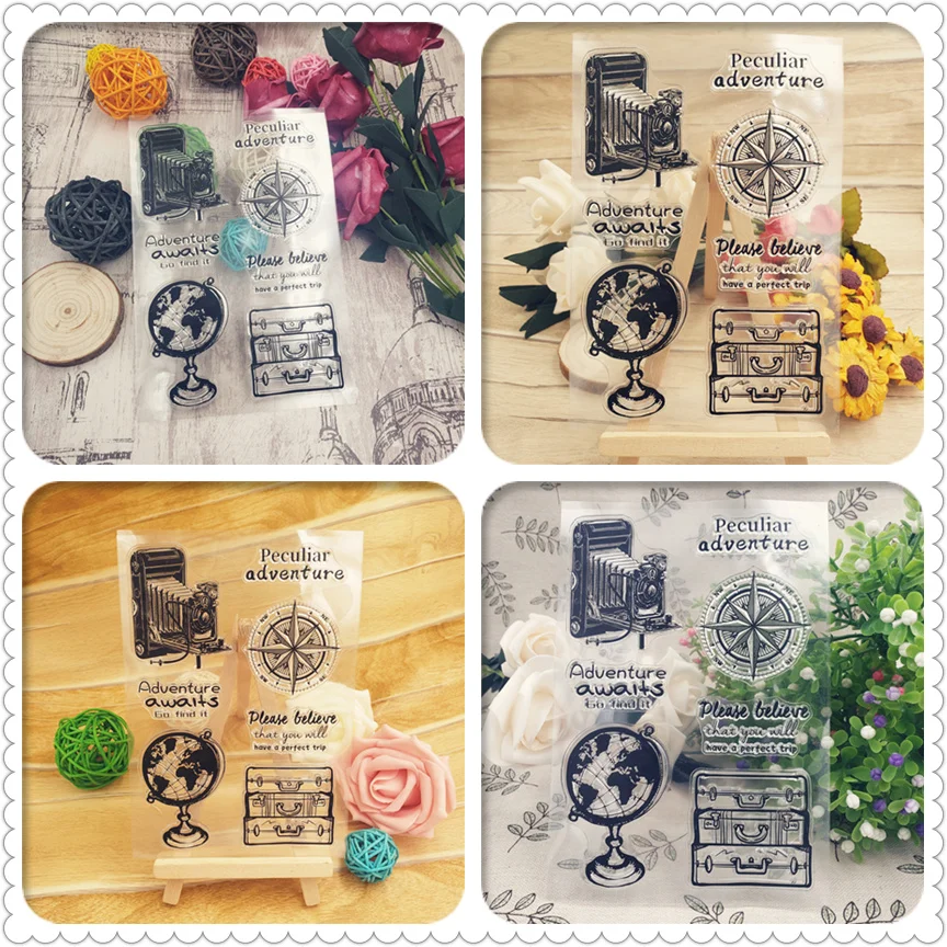 Горячая Распродажа прозрачные штампы для путешествий/силиконовые уплотнения