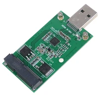 mini usb 3 0 to pcie msata external ssd pcba conveter adapter card