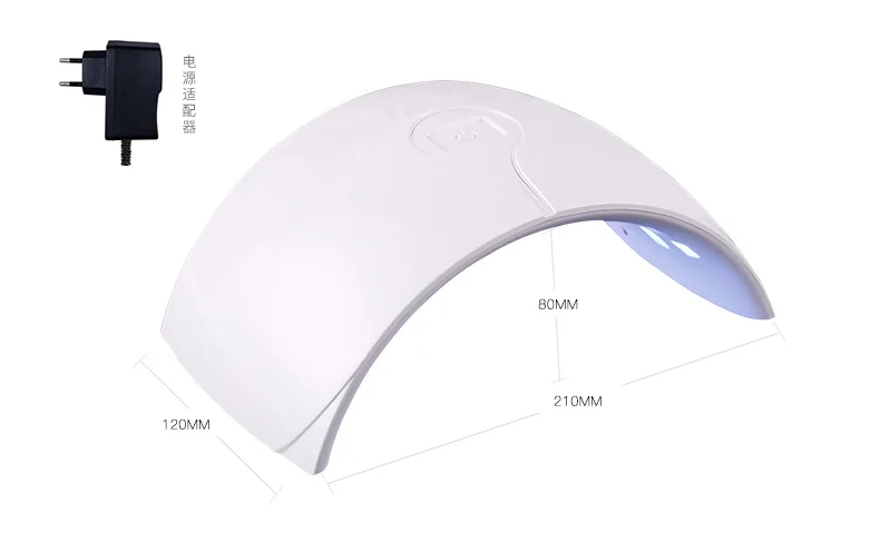 

nail light UV Lamp Nail Polish Dryer LED White Light 30S 60S Drying Fingernail & Toenail Gel Curing Nail Art Dryer Manicure
