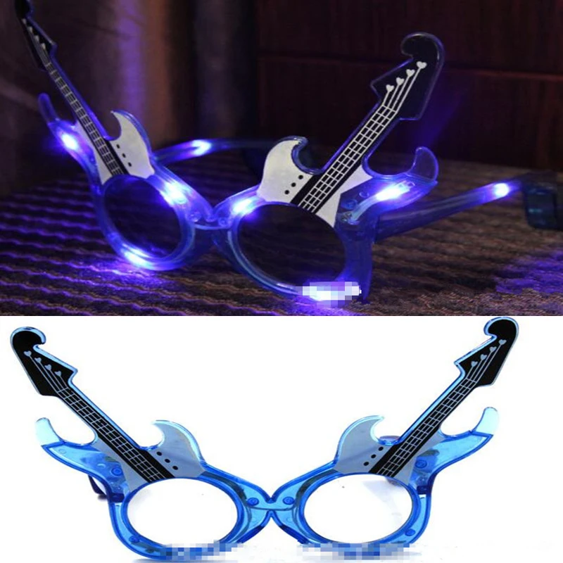 СВЕТОДИОДНЫЕ светящиеся очки для глаз на гитаре светильник маска бар KTV Rave