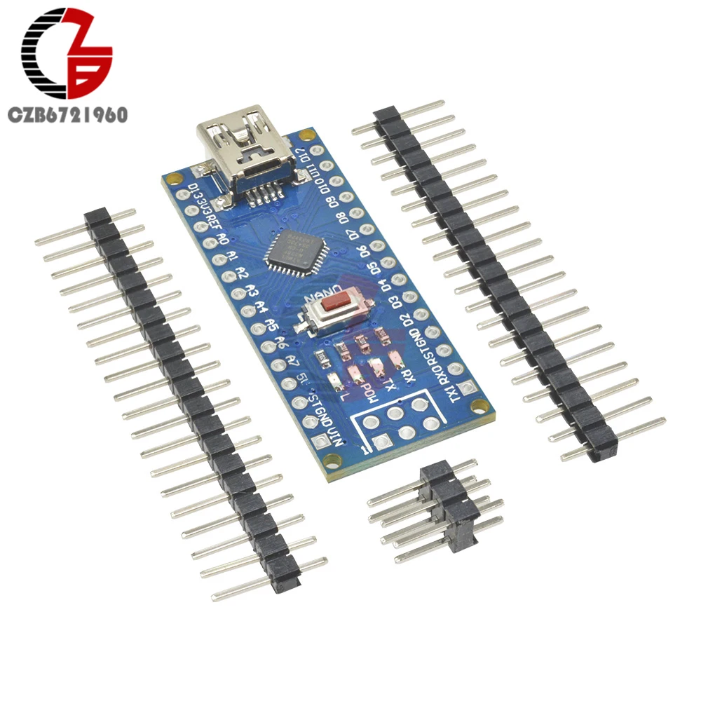 Мини-usb CH340 CH340G Nano V3.0 ATmega328 16M 5V плата микроконтроллера ATmega328P модуль драйвера DIY комплект для Arduino