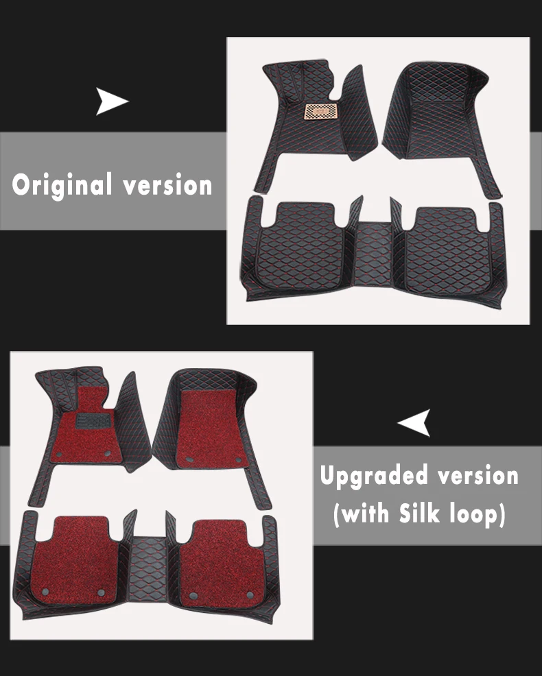 Роскошные двухслойные автомобильные коврики с проволочной петлей для Citroen C5 2016