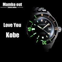 official monopolylimited edition commemorative mamba spirit kobe diving watch sapphire glass movement waterproof made in china