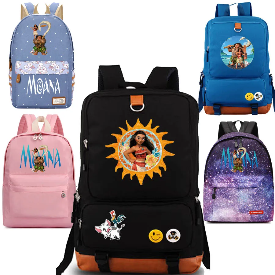 Moana школьная сумка Звездный рюкзак небо студенческий школьный ноутбук для отдыха