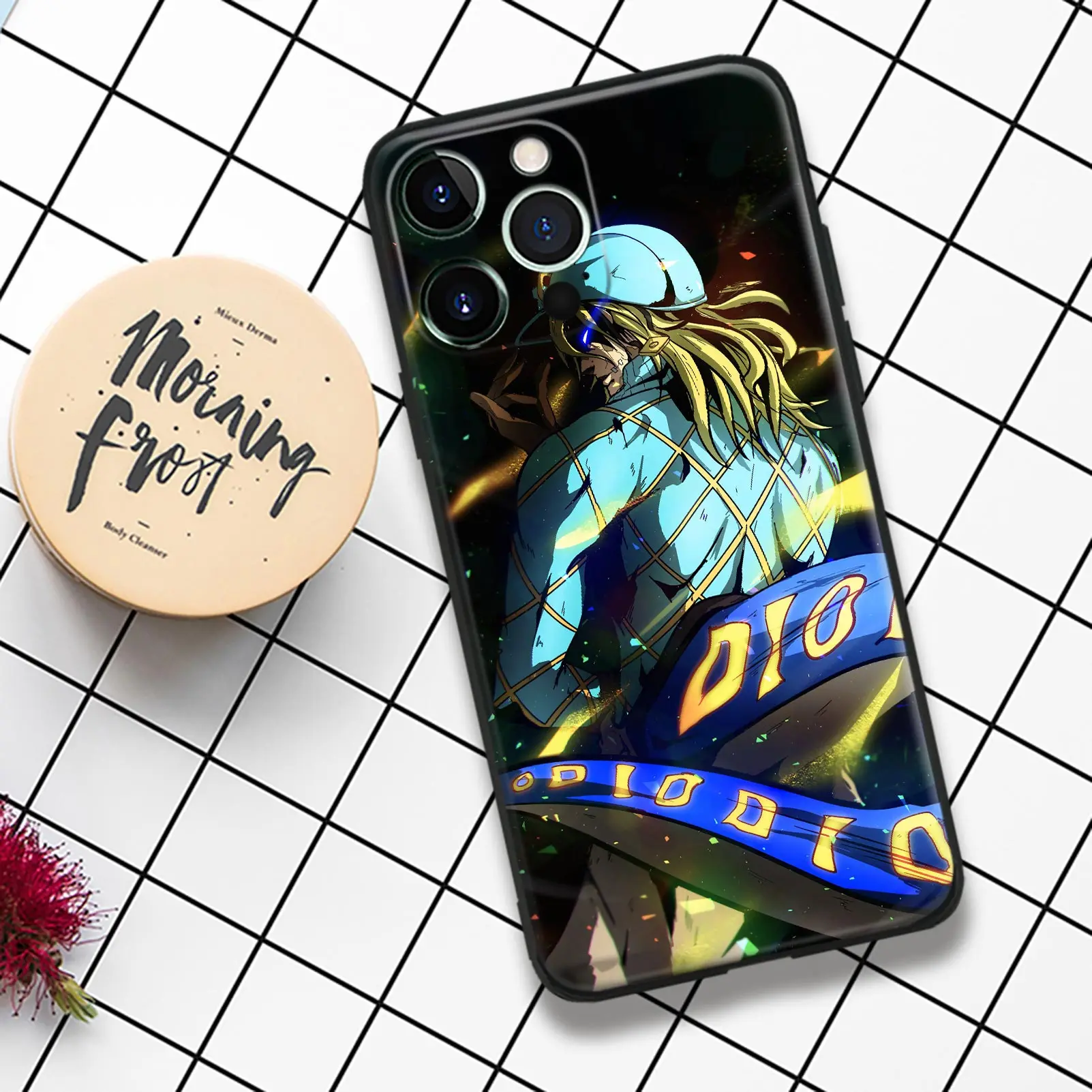 Diego Brando JOJO Anime Glass Soft Silicone Phone Case Cover Shell for iPhone SE 7 8 Plus X XR XS 11 12 13 Mini Pro Max