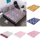 Высококачественная постельная Простыня из полиэстера с принтом, водонепроницаемая защита матраса, подходит для постельного белья, защитный чехол с Симмонсом