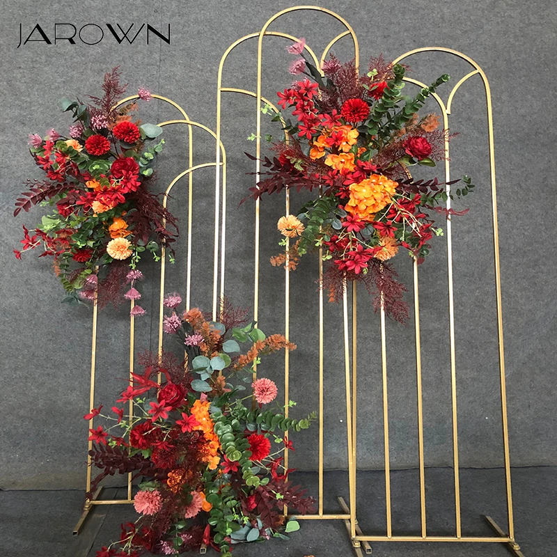 

JAROWN, новый свадебный приветственный цветочный набор, искусственный цветок, фон, Декор, специальная форма, свод, декор для вечерние