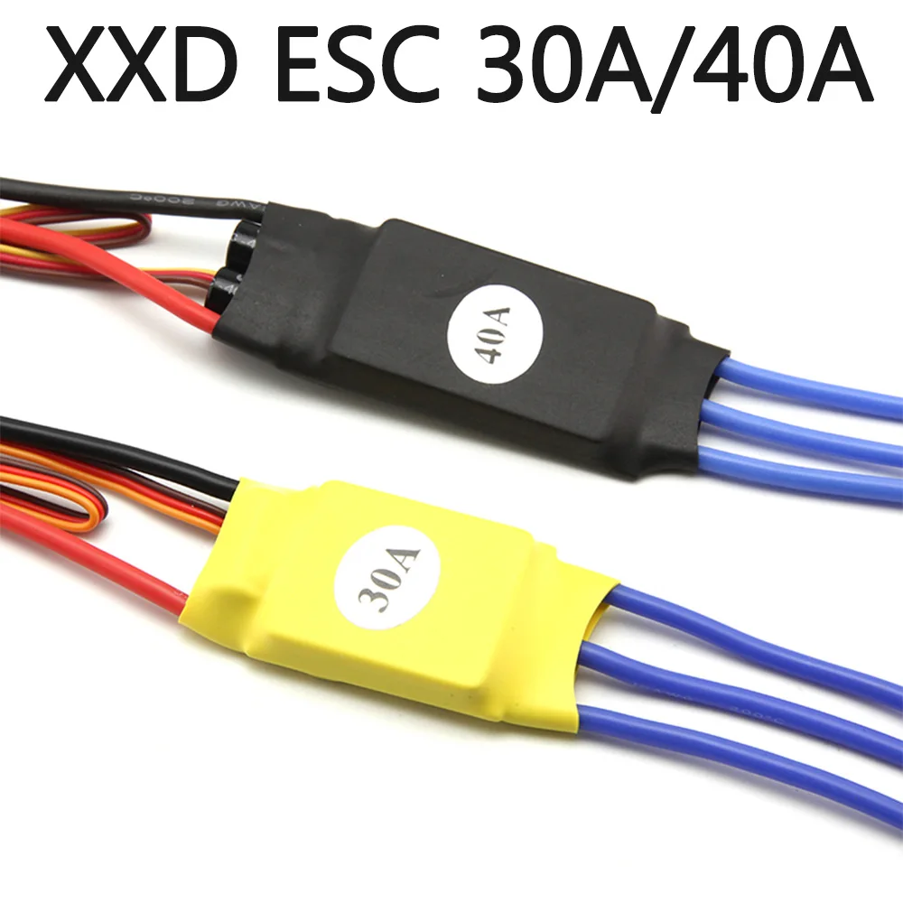 Новый Sida XXD бесщеточный ESC электронный регулятор 30A 40A 50A 80A модель самолета с