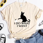 Я делаю то, что хочу, женская футболка с простым принтом, футболки на весну и лето, топ с коротким рукавом, модная дышащая женская футболка
