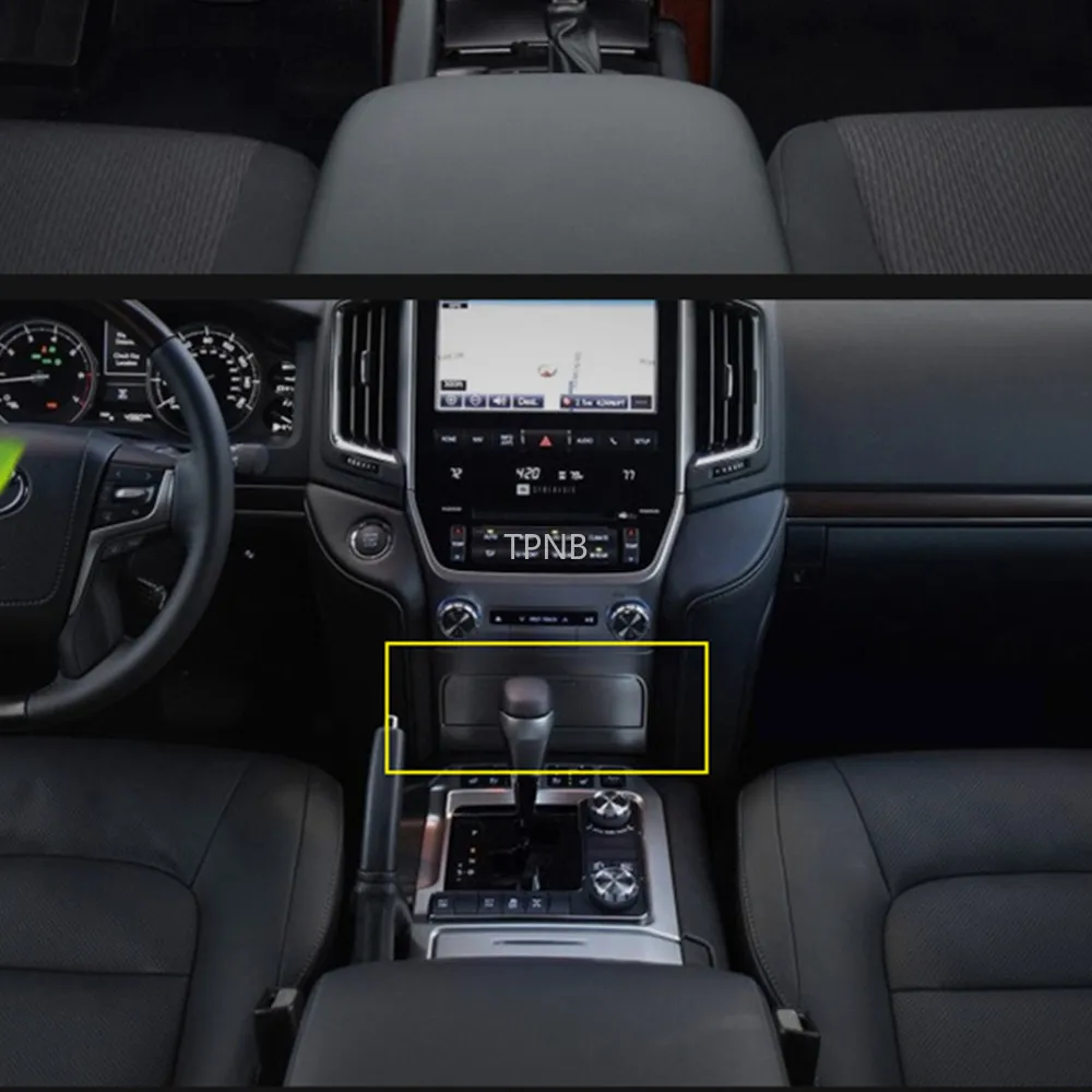 Беспроводная Зарядная база аксессуары для Toyota Land Cruiser 200 2016 2017 2018 2019 2020 2021