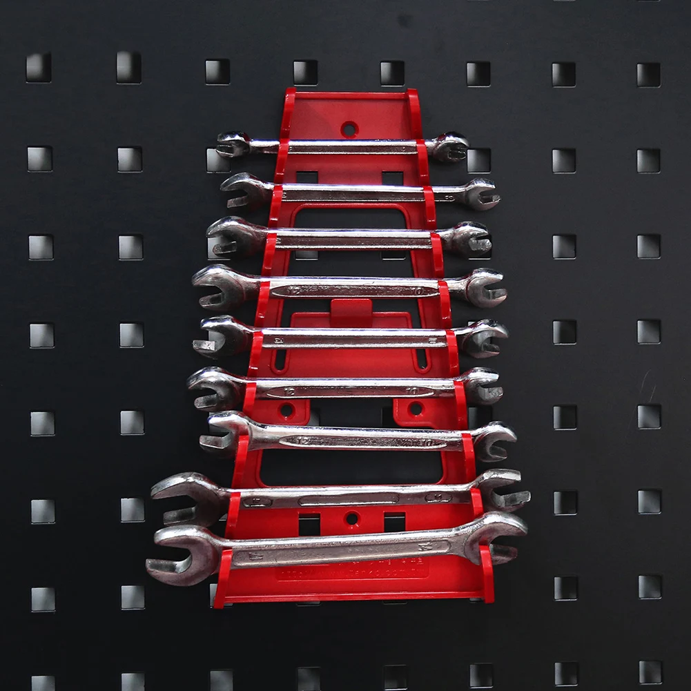 1 шт. ABS Пластик 9 слотами для карт разводной раздвижной гаечный ключ Органайзер