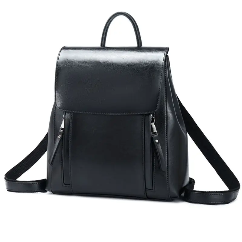 

Fashion Backpack, Vintage PU Leather Backpack School Travel Daypack Student Bags for Teenager