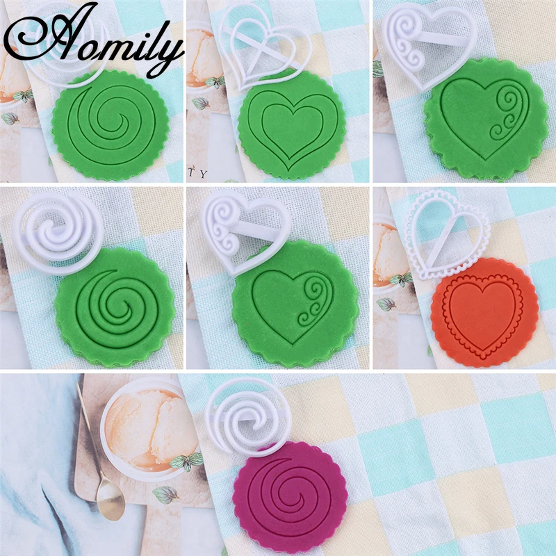 

Форма для торта Amoliy в форме сердца, помадки, печенья, «сделай сам», футбольные аксессуары, кухонная форма для выпечки