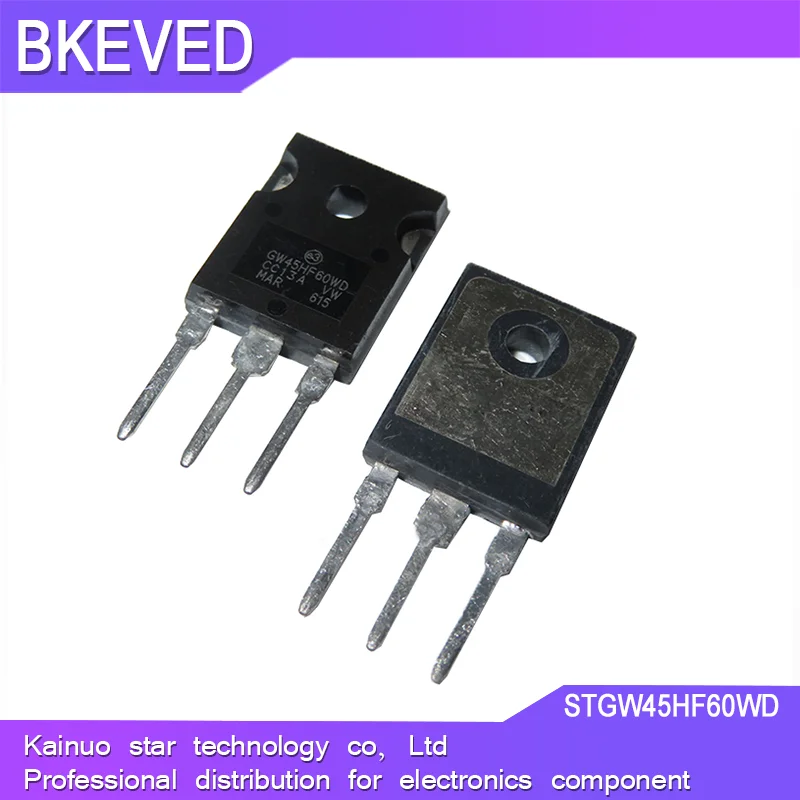 

5 шт., STGW45HF60WD TO-247 GW45HF60WD TO247 STGW45HF60 45HF60 600 в 45A, новый оригинальный