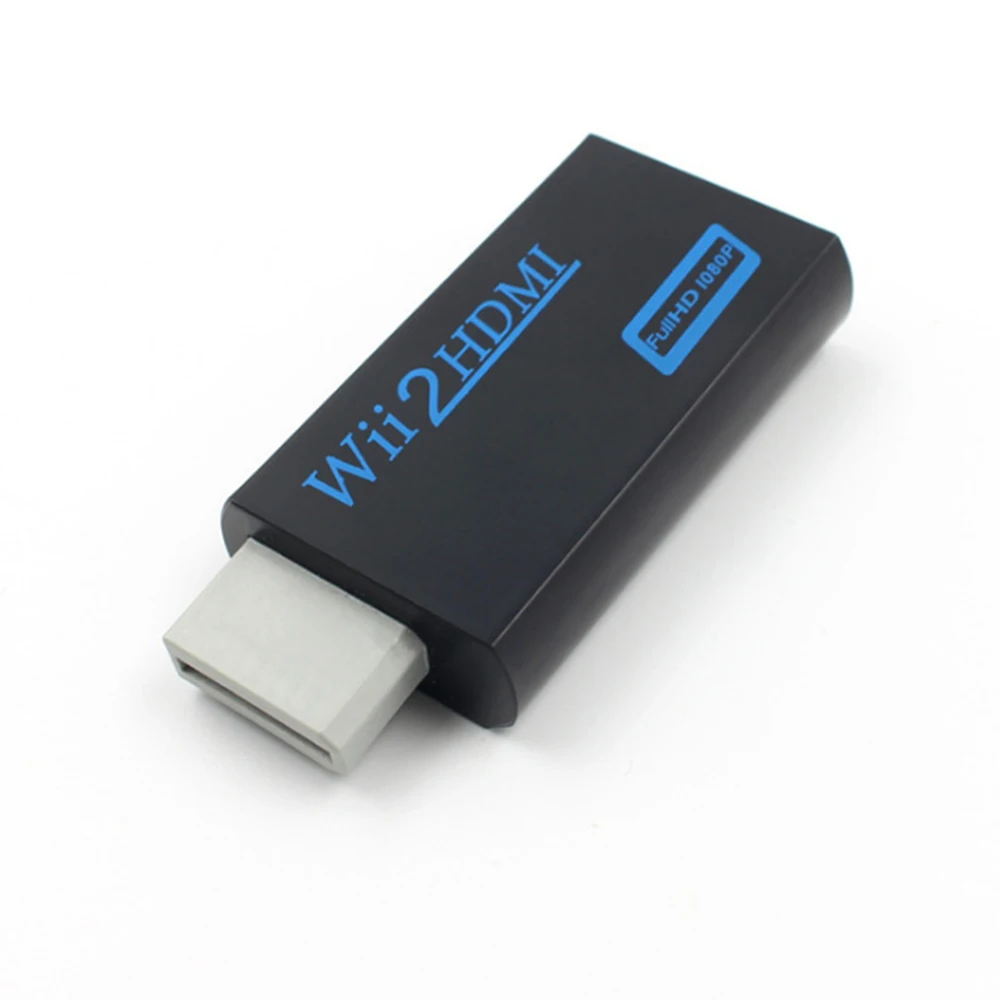 Wii к HDMI конвертер 1080p HD ТВ аудио 3,5 мм кабель wii к преобразователь видеосигнала HDMI поддержка для игровой приставки wii консоли Вход