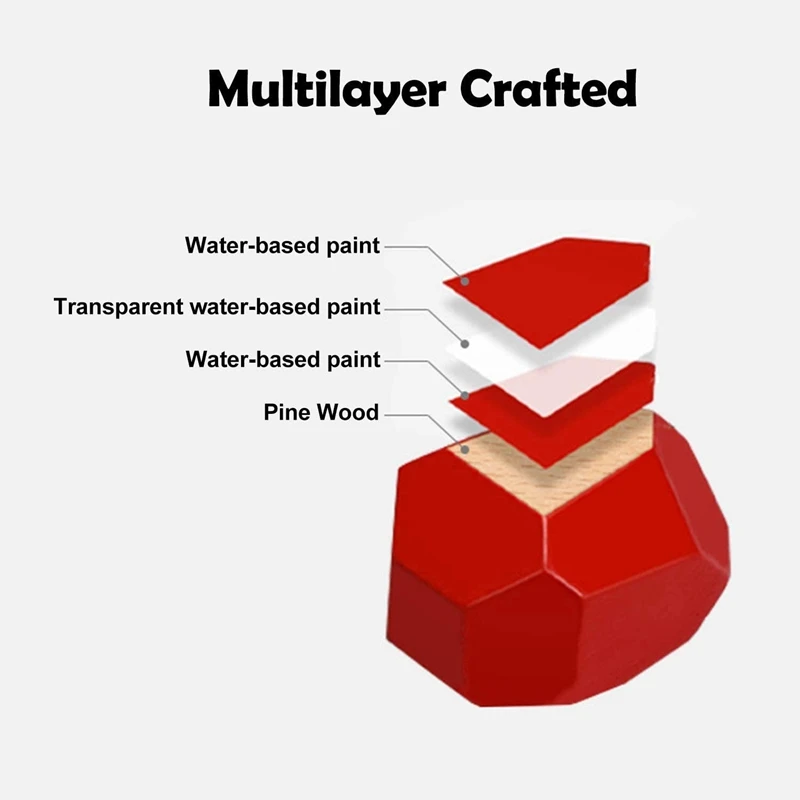 

Wooden Stone Stacking Toy,Balance Building Blocks Stacking Game,Lightweight Stones,Educational Toys(10 Pcs)