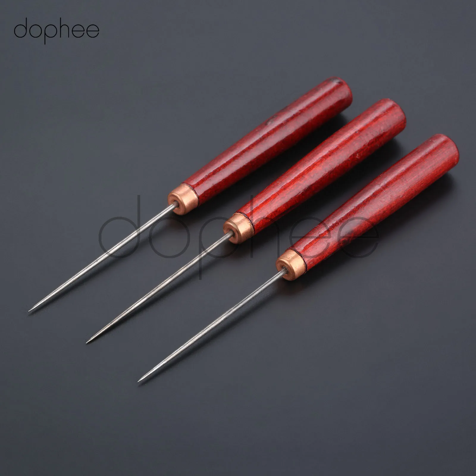 Dophee инструмент для шитья и ремонта шил с деревянной ручкой многоразовые круглые