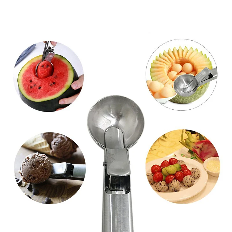 Ложка для печенья из твердой нержавеющей стали совок мороженого ложка теста с