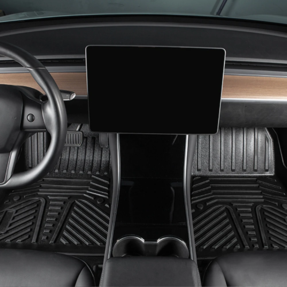 

For Tesla Model 3 2021 Soft Texture Waterproof Water Floor Sheet Carpet Mud Protective PadÂ Car Wind Anti-Pollution