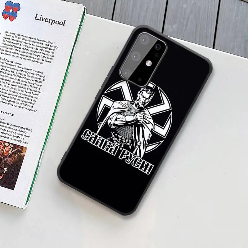 

Slavic Viking symbol Kolovrat Phone Case for Samsung S20 plus Ultra S6 S7 edge S8 S9 plus S10-5G lite 2020 S10E