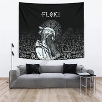 viking style tapestry floki 3d print wall tapestry rectangular home decor wall hanging home decoration