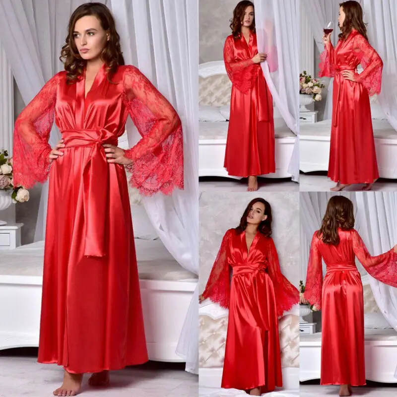 Экзотические Наборы женский свадебный халат атласный/шелковый платье подружки