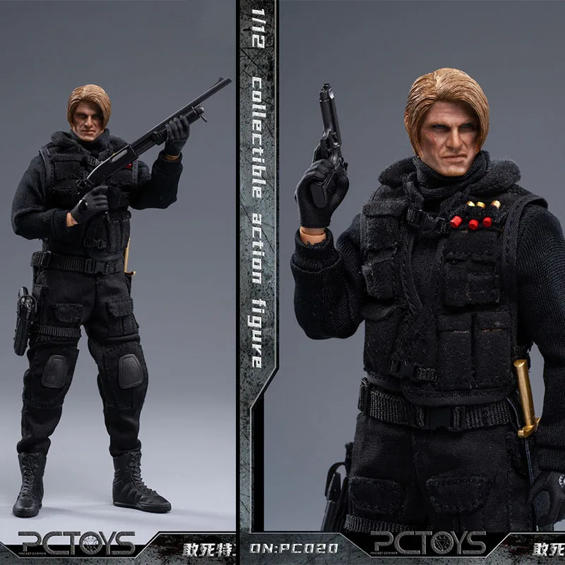 

In Stock PCTOYS PC020 1/12 Lundgren Figure Model 6'' Male Soldier Action Doll Full Set Toy For Collection