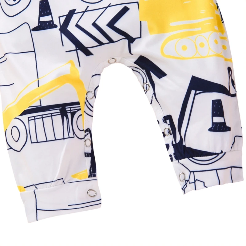 

Cartoon Girls Baby Romper Spring Autumn Kids Infant Clothing For Small Baby Toddler Children Car Pattern Romper