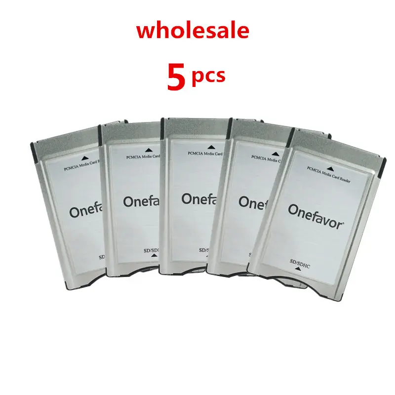 wholesale!! 5pcs/LOT onefavor SD Convert to PCMCIA Multi Card Reader Adapter For Mercedes-Benz Benz MP3 Memory