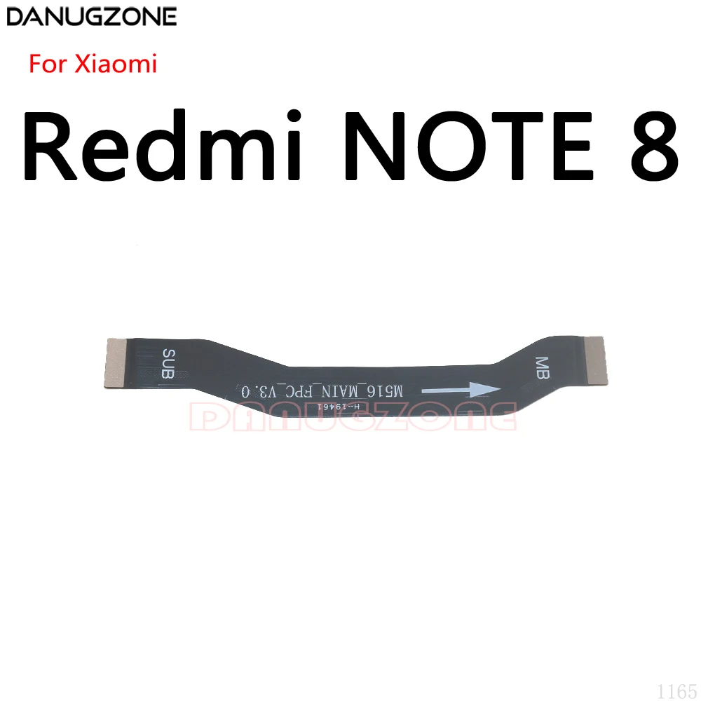 10 шт./лот для Xiaomi Redmi NOTE 8 Pro ЖК дисплей материнская плата подключение кабеля гибкий