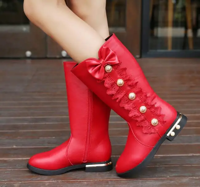 Новинка Осень Зима Новые Детские ботинки из искусственная ( ый) искусственной