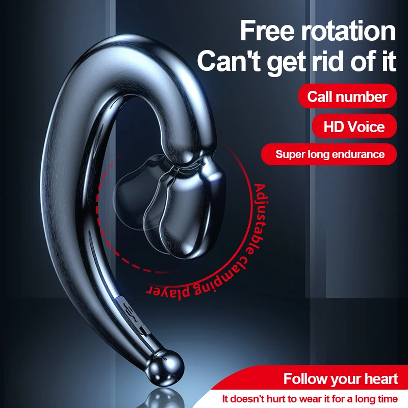 

M520 Bluetooth наушники с костной проводимостью, беспроводные наушники, Висячие Наушники, свободные руки, стерео гарнитура с HD микрофоном