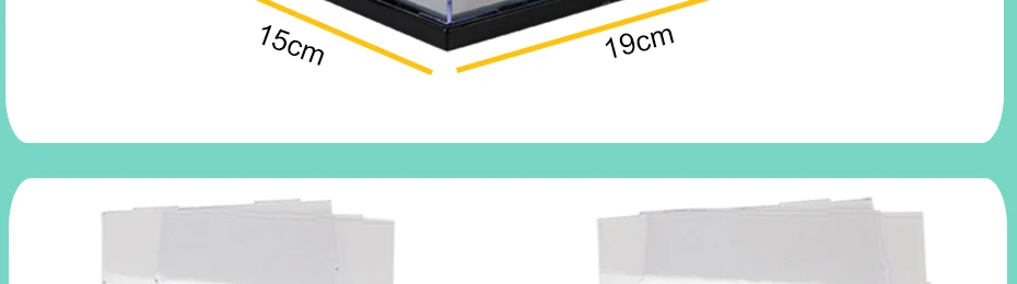 Пыленепроницаемый Чехол для дисплея, игрушка в сборе, акриловая пластиковая прозрачная коробка для экшен-фигурок, строительные наборы, игрушки для взрослых