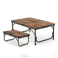 mini outdoor camping table wood folding low backpacking multifunctional desk pliable mesa plegable portatil side table jw50zz