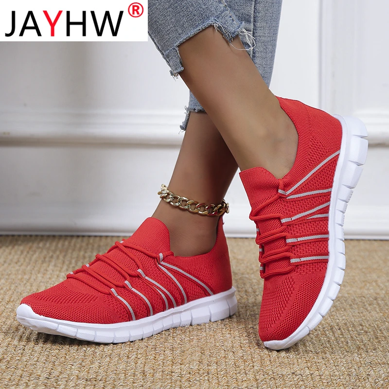 

JAYHW, модные новые женские кроссовки с низким верхом, вулканизированные, Женская дышащая сетчатая повседневная обувь, теннисная спортивная о...
