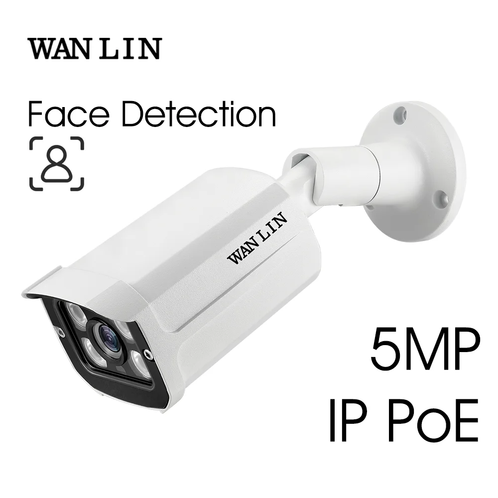Сетевая камера WANLIN Sony IMX335 5 Мп Full HD SONY IMX307 2 МП 1080P уличная сетевая с функцией