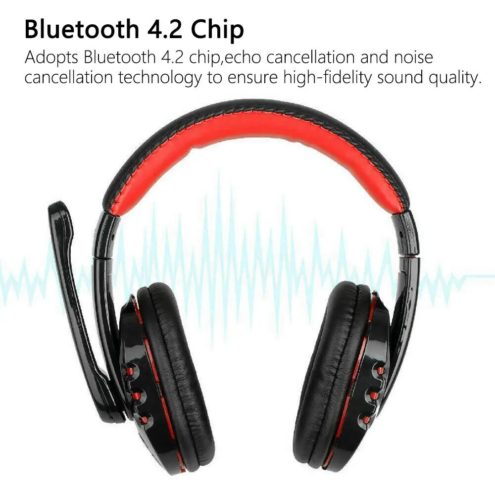 PRO Беспроводные наушники с активным шумоподавлением Bluetooth игровая гарнитура