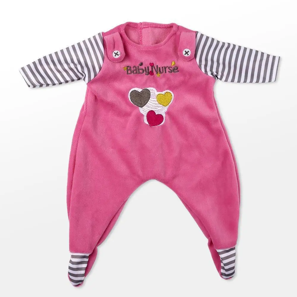 

RSG Reborn Baby Doll Clothes 20-22 Inches Cute Long Sleeve Baby Doll Outfit 3 Pcs Clothing Set