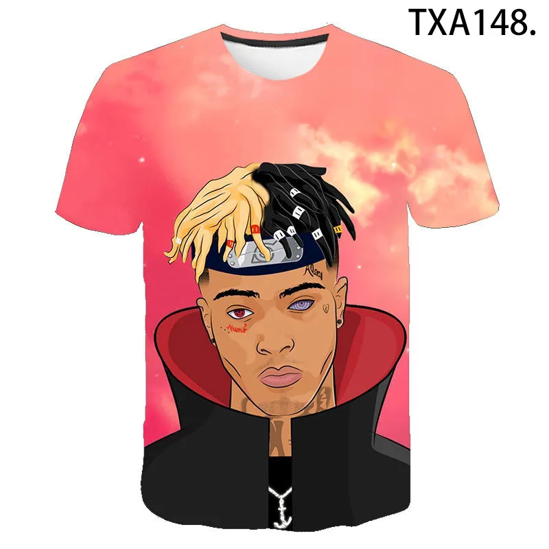 

2021 New Xxxtentacion 3D T Shirt Men Women Children Casual Streetwear Boy Girl Kids Printed T-shirt Fashion Summer Cool Tops Tee