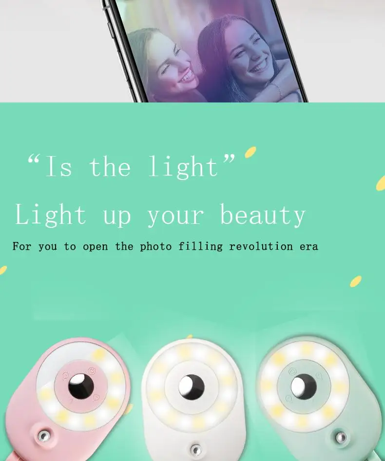 Beauty Mini Fill-in Light Lens Non-Distortion Wide Angle Live Meeting Fill | Электроника