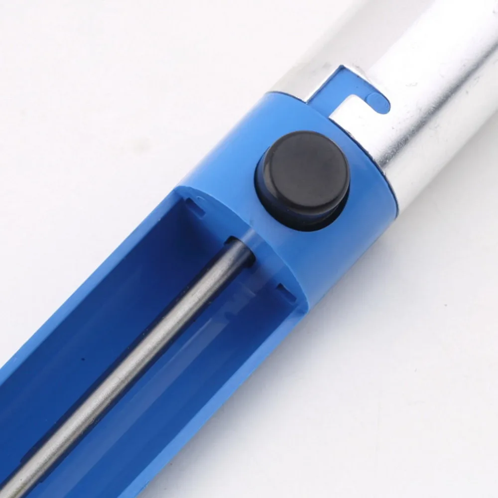 Алюминиевый отсос для припоя 1 шт. инструмент ручка синее устройство удаления