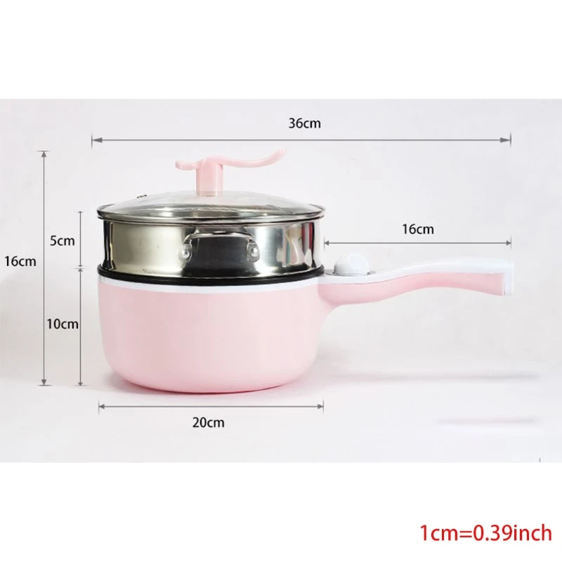 

Stainless Steel Electric Mini Cooker For Ramen Eggs Dumplings Soup Porridge Oatmeal With Temperature Control And Heat 19QE