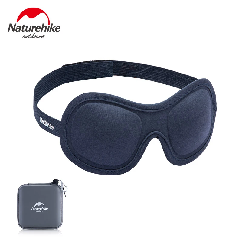 NatureHike Sleep Mask 100% Blackout 3D Contoured Eye Comfortable Sleeping for Women Men Concave Molded | Спорт и развлечения