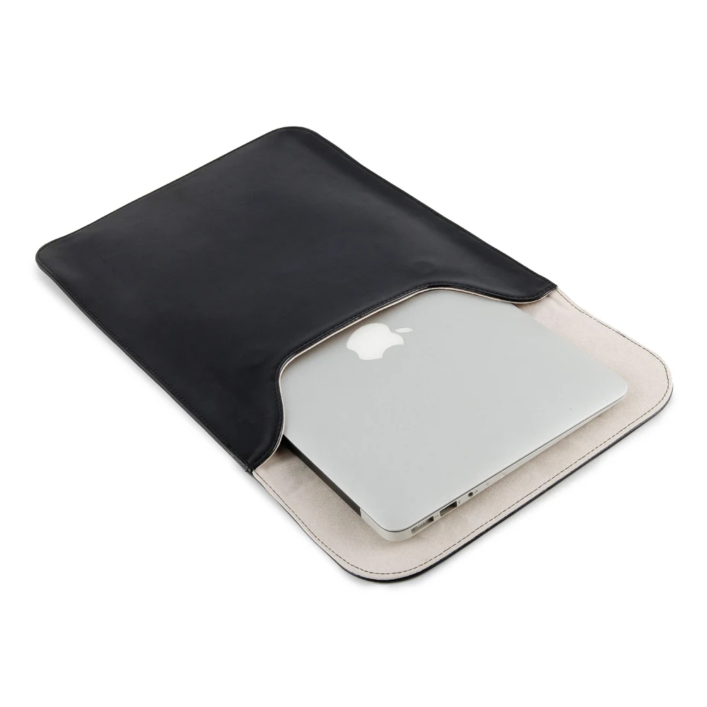 Сумка для ноутбука из искусственной кожи для Apple Macbook Air Pro 15 13,3 12 11,6 дюймов, универсальная сумка для ноутбука Xiaomi Air hp Dell