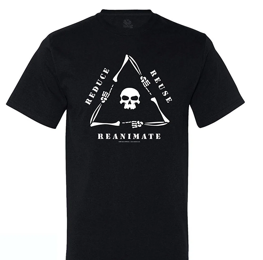 Футболка с рукавами Homme футболка дизайн унисекс некромантия реаниматор Черная